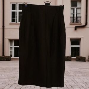 ELLEN TRACY SILK PENCIL SKIRT